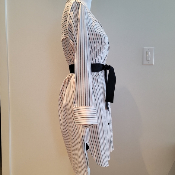 ❤️MAJE STRIPED SHIRT DRESS - Picture 5 of 12